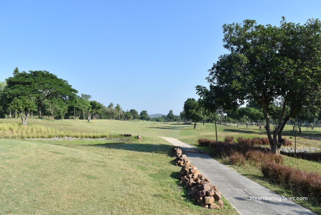 Inthanon Golf Club Chiang Mai - poor condition but lovely to play! 8