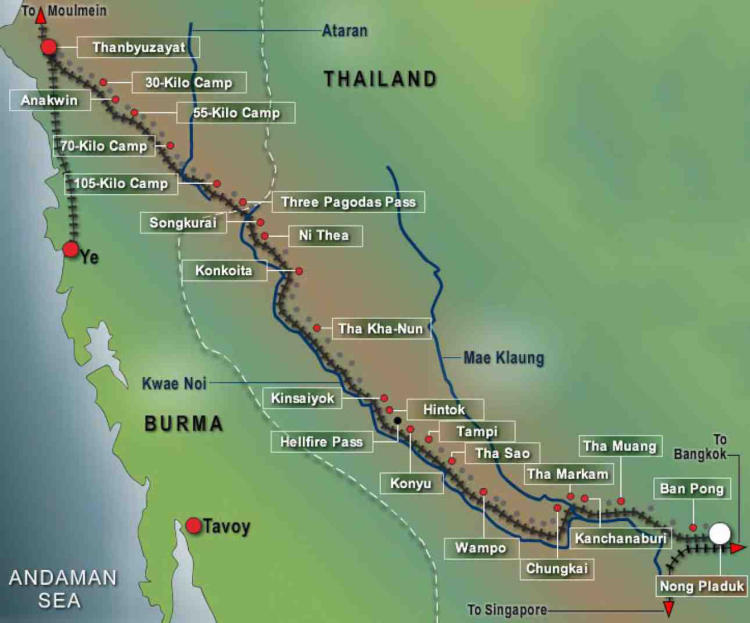 The Siam-Burma Railway better known as the infamous "Death Railway" 2