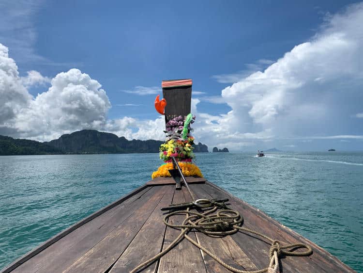 Long-tail boat excursion exploring the islands of Ao Nang, Krabi 2