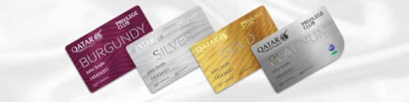 Qatar Airways loyalty cards
